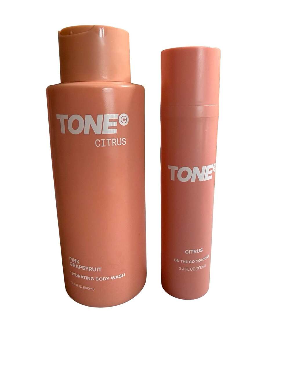 TONE Citrus Pink Grapefruit Hydrating Body Wash and On The Go Cologne Set